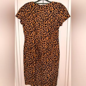 Maggy London Midi Leopard Sheath Dress 4